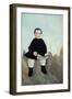 Boy on the Rocks-Henri Rousseau-Framed Art Print