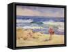 Boy on the Sand-Joaquín Sorolla y Bastida-Framed Stretched Canvas