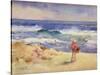 Boy on the Sand-Joaquín Sorolla y Bastida-Stretched Canvas