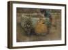 Boy Peering Into a Well, 1889-Belmiro Barbosa De Almeida-Framed Giclee Print