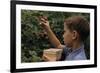 Boy Picking Raspberries-William P. Gottlieb-Framed Photographic Print
