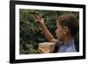 Boy Picking Raspberries-William P. Gottlieb-Framed Photographic Print
