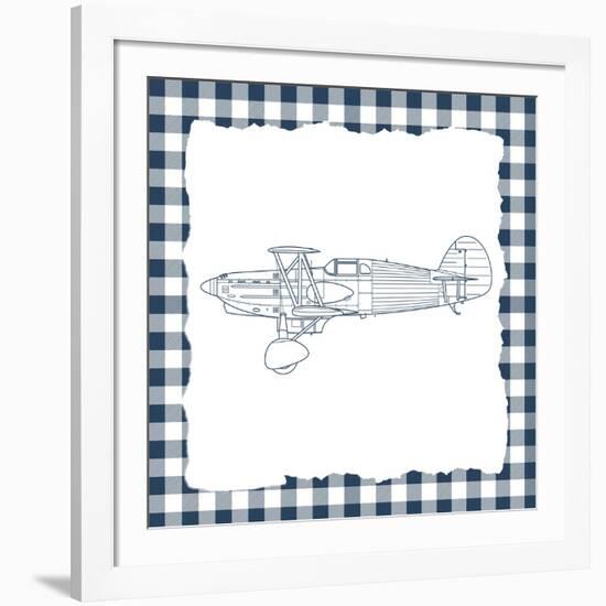 Boy Plaid 3-Kimberly Allen-Framed Art Print