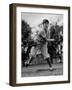 Boy Playing a Game of Little League Baseball-Yale Joel-Framed Photographic Print