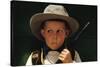 Boy Playing Cowboy with Gun-William P. Gottlieb-Stretched Canvas