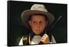 Boy Playing Cowboy with Gun-William P. Gottlieb-Framed Stretched Canvas