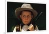 Boy Playing Cowboy with Gun-William P. Gottlieb-Framed Photographic Print