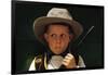 Boy Playing Cowboy with Gun-William P. Gottlieb-Framed Photographic Print