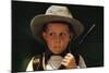 Boy Playing Cowboy with Gun-William P. Gottlieb-Mounted Photographic Print