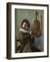 Boy playing the flute-Judith Leyster-Framed Giclee Print