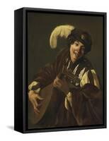 Boy playing the Lute, 1620s-Hendrick Ter Brugghen-Framed Stretched Canvas