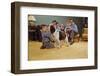 Boy Playing with the Family Dog-William P. Gottlieb-Framed Photographic Print