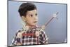 Boy Playing with Tinkertoys-William P. Gottlieb-Mounted Photographic Print