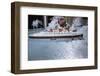 Boy Playing with Toy Ocean Liner-William P. Gottlieb-Framed Photographic Print