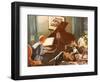 Boy Plays Piano, 1946-null-Framed Giclee Print