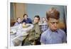 Boy Pouting Near the Dinner Table-William P. Gottlieb-Framed Photographic Print
