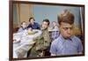 Boy Pouting Near the Dinner Table-William P. Gottlieb-Framed Photographic Print