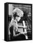 Boy Practicing Piano-Philip Gendreau-Framed Stretched Canvas