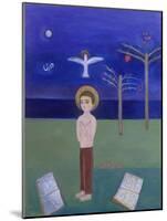Boy Praying in the Garden, 2002-Roya Salari-Mounted Giclee Print