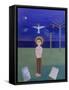 Boy Praying in the Garden, 2002-Roya Salari-Framed Stretched Canvas