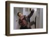 Boy Putting on His Jacket-William P. Gottlieb-Framed Photographic Print