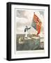 Boy Raising the Royal Standard-null-Framed Giclee Print