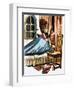 Boy Reading in Bed-null-Framed Giclee Print