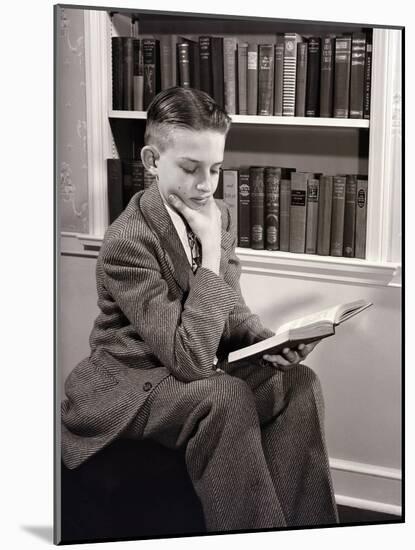 Boy Reading-Philip Gendreau-Mounted Photographic Print