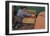 Boy Removing Fire Engine from Toy Chest-William P. Gottlieb-Framed Photographic Print