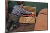 Boy Removing Fire Engine from Toy Chest-William P. Gottlieb-Mounted Photographic Print