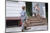 Boy Returning from School-William P. Gottlieb-Mounted Photographic Print