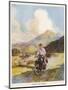 Boy Riding Motor Bike-Algernon Fovie-Mounted Photographic Print