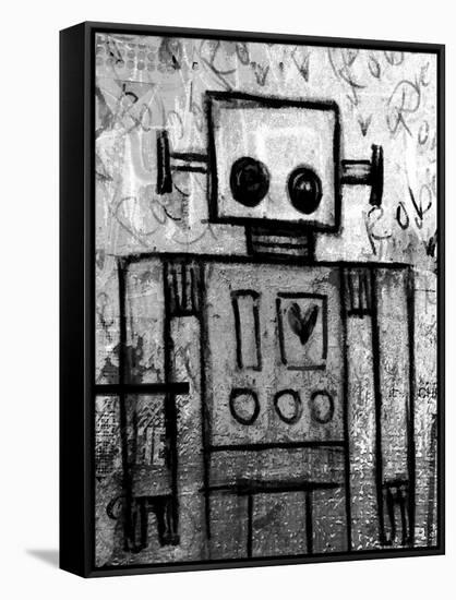 Boy Robot-Roseanne Jones-Framed Stretched Canvas