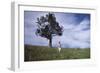 Boy Running Down Hill-William P. Gottlieb-Framed Photographic Print