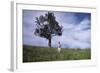 Boy Running Down Hill-William P. Gottlieb-Framed Photographic Print