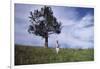 Boy Running Down Hill-William P. Gottlieb-Framed Photographic Print