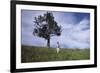 Boy Running Down Hill-William P. Gottlieb-Framed Photographic Print