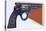 Boy's Big Shot Pistol Made of Paper-null-Stretched Canvas