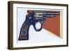 Boy's Big Shot Pistol Made of Paper-null-Framed Giclee Print