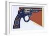 Boy's Big Shot Pistol Made of Paper-null-Framed Giclee Print