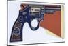 Boy's Big Shot Pistol Made of Paper-null-Mounted Giclee Print