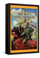 Boy's King Arthur-Newell Convers Wyeth-Framed Stretched Canvas
