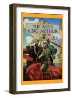 Boy's King Arthur-Newell Convers Wyeth-Framed Art Print