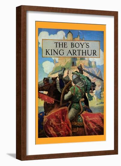 Boy's King Arthur-Newell Convers Wyeth-Framed Art Print