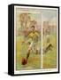 Boy Scores a Goal-Radcliffe Wilson-Framed Stretched Canvas