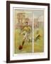 Boy Scores a Goal-Radcliffe Wilson-Framed Art Print