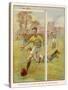 Boy Scores a Goal-Radcliffe Wilson-Stretched Canvas