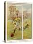 Boy Scores a Goal-Radcliffe Wilson-Stretched Canvas