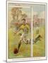 Boy Scores a Goal-Radcliffe Wilson-Mounted Art Print