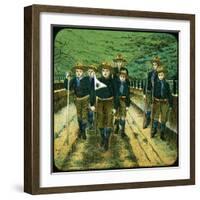 Boy Scouts, 20th Century-null-Framed Premium Giclee Print